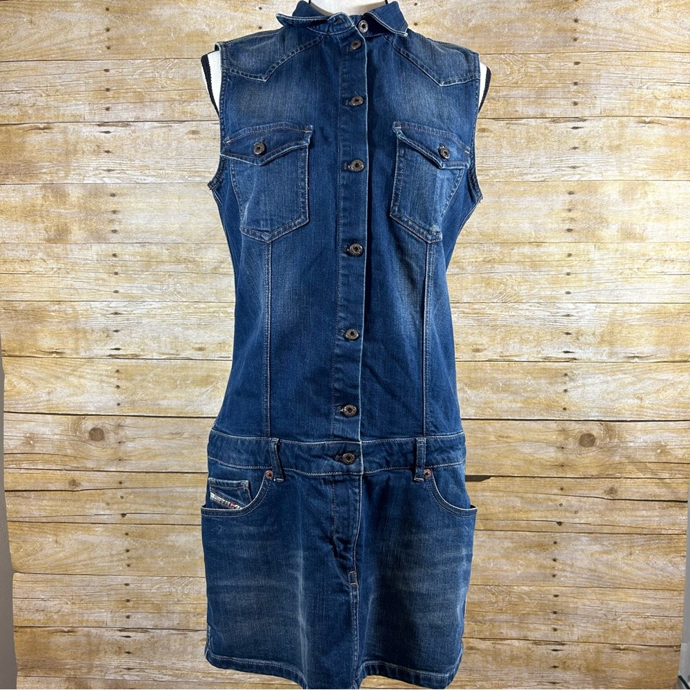Diesel De-Drios Denim Dress ASO Elena Gilbert on the Vampire Diaries Size L - Picture 5 of 15